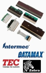 tete impression imprimantes zebra TEC Datamax Intermec tete impression imprimantes zebra TEC Datamax Intermec