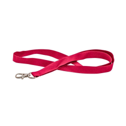 CUM15-PR61 - Cordons tour de cou Premium 15mm - rouge carmin
