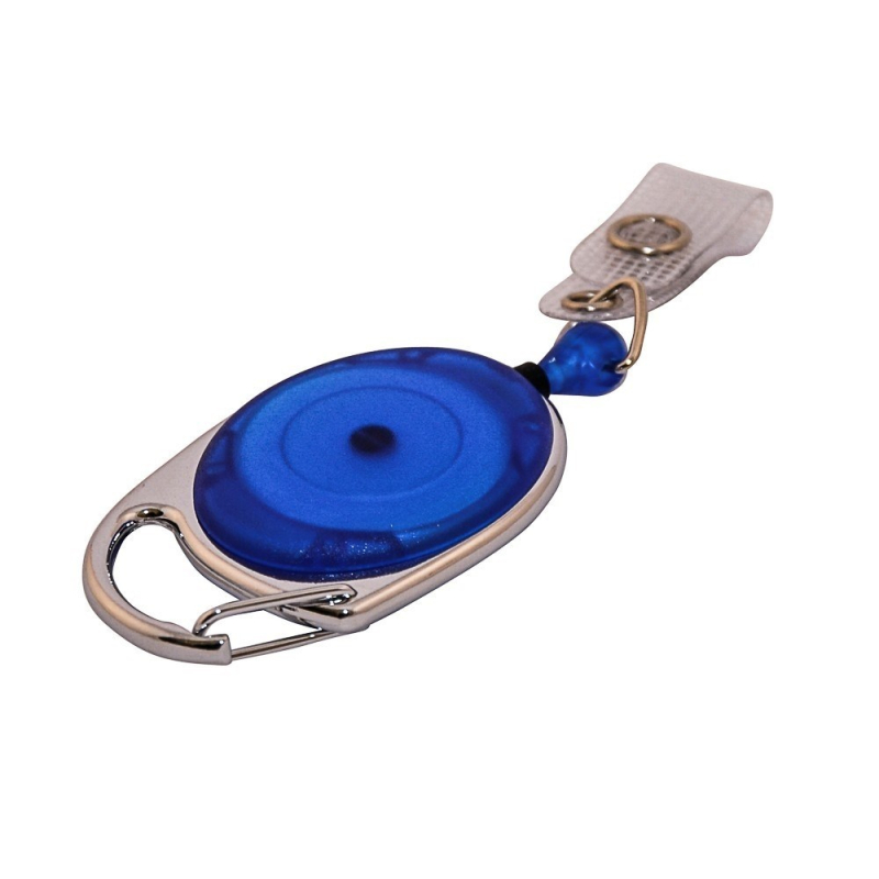 ATTY09-CS2 - Enrouleur bleu prestige avec lanière, extension 79 cm ATTY09-CS2 - Enrouleur bleu prestige avec lanière, extension 79 cm