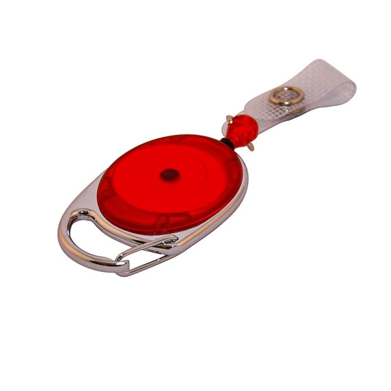 ATTY09-CS6 - Enrouleur prestige rouge, lanière, extension 79 cm