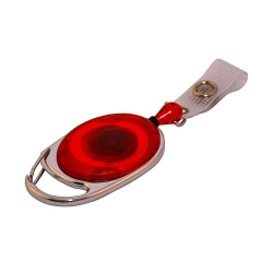ATTY09-CS6 - Enrouleur prestige rouge, lanière, extension 79 cm