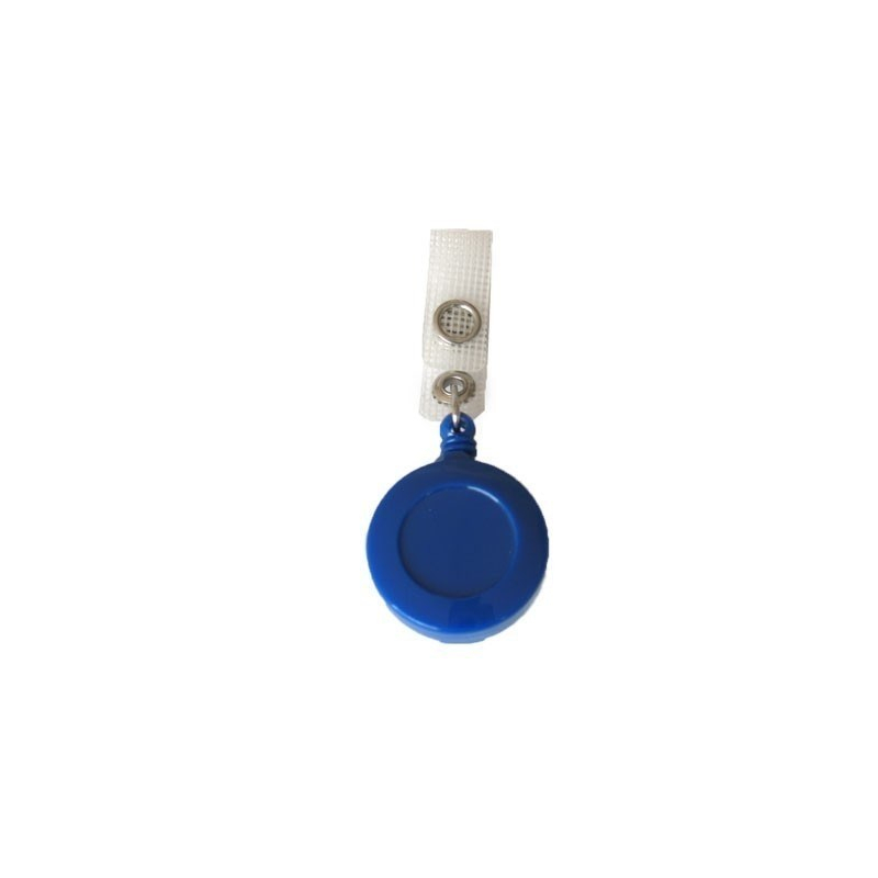 Enrouleur ATTY02-CS2 bleu diamètre 30mm avec lanière - Cardalis