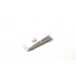 ATT001-8 - Clip plastique blanc pour badges - Cardalis