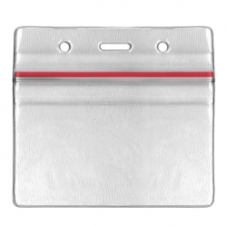 Porte badge souple hermétique transparent  horizontal - Cardalis