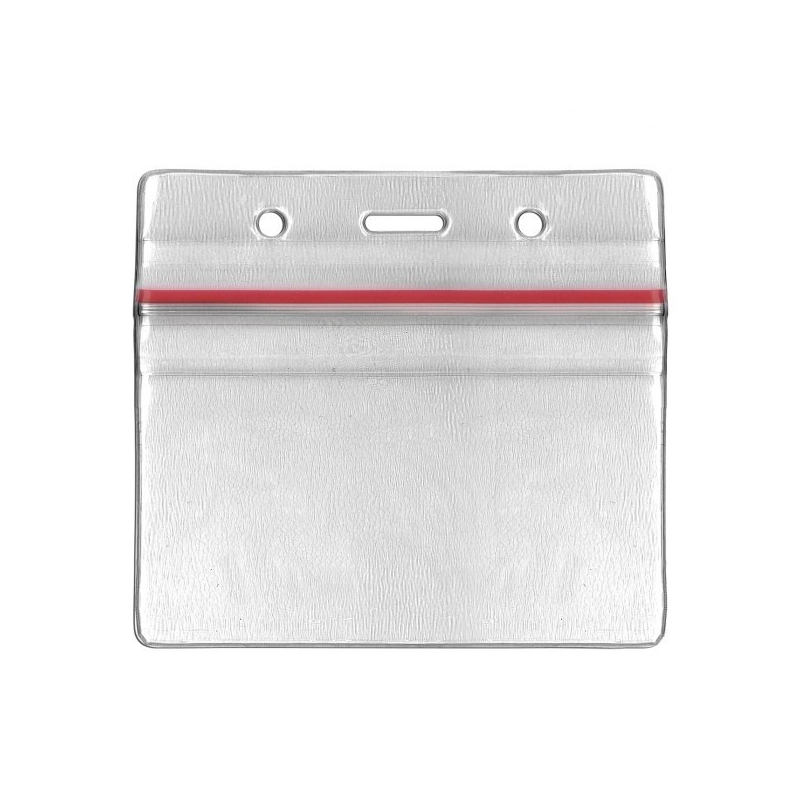 Porte badge souple hermétique transparent horizontal - Cardalis Porte badge souple hermétique transparent horizontal - Cardalis