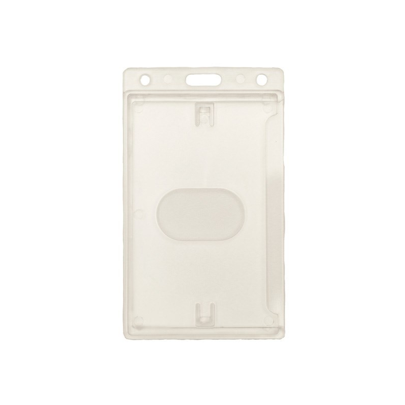 PBR2001-V0 - Porte-badge rigide - 86 x 84 mm - format vertical PBR2001-V0 - Porte-badge rigide - 86 x 84 mm - format vertical