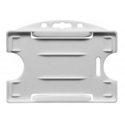 PBR1003-H8 - Porte badge rigide 1 face horizontal -  blanc - Cardalis