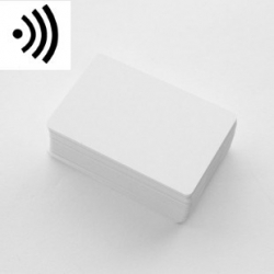 Cartes RFID sans contact 125Khz blanche -  puce TK4100 - Cardalis