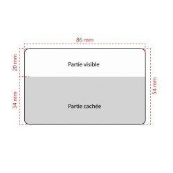 RC003-40 - Casier mural en métal pour 40 cartes PVC - Cardalis