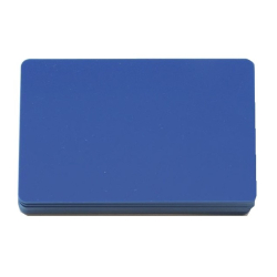 CTM-076-3 - Cartes PVC bleu marine pour imprimantes à badges