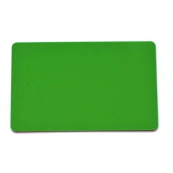 CTM-076-4 - Carte PVC colori vert pour création de badges - Cardalis