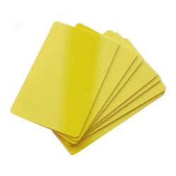 CTM-076-9 - Cartes PVC jaune pour imprimantes à badges - Cardalis