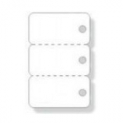 Cartes PVC sécables en 3, format 28,6x54mm, ép 0,76mm, perforées
