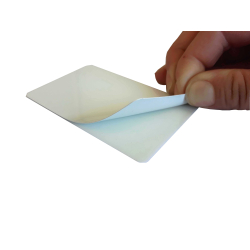 104523-010-500 - Cartes PVC adhésives 86x54mm, 0,3mm - Cardalis