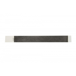 BRTYVEK19-1 Lot de 100 bracelets papier indéchirable tyvek Noir