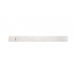 BRTYVEK19-8 Lot de 100 bracelets papier indéchirable Tyvek Blanc