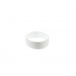 BRTYVEK19-8 Lot de 100 bracelets papier indéchirable Tyvek Blanc