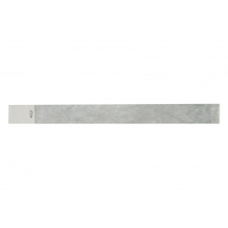 BRTYVEK19-ARG Lot de 100 bracelets papier indéchirable Tyvek Argent