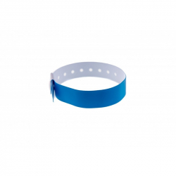 BRVINYLE-2 Lot 100 bracelets Vinyle type L, finition Mat - Bleu
