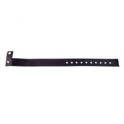 BRVINYLE-1 Lot 100 bracelets Vinyle type L - finition Mat - Noir