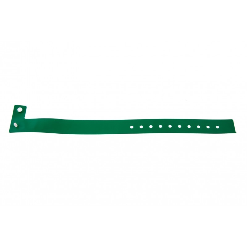 BRVINYLE-4 Lot 100 bracelets Vinyle type L, finition Mat - Vert BRVINYLE-4 Lot 100 bracelets Vinyle type L, finition Mat - Vert