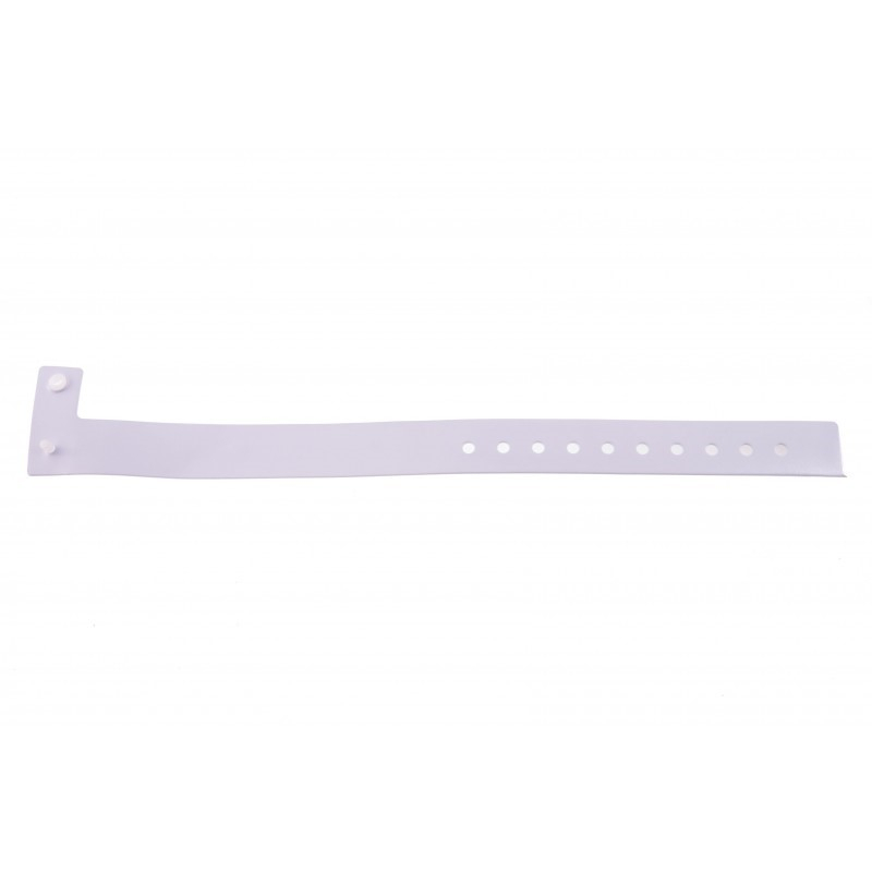 BRVINYLE-8 Lot 100 bracelets Vinyle type L, finition Mat - Blanc BRVINYLE-8 Lot 100 bracelets Vinyle type L, finition Mat - Blanc