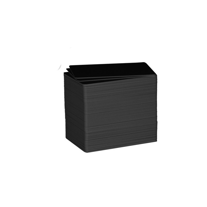C8001 - Cartes noires Evolis -  finition mat -  lot de 100 pièces