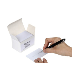 C4522 - Cartes PVC Evolis, épaisseur 0,50mm avec pavé d'écriture au verso