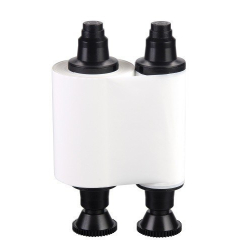 R2215 - Ruban monochrome blanc, 500 faces pour Evolis Tattoo 2