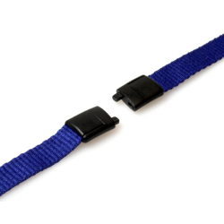 CUSL10-3 - Cordon sécuritaire 10 mm, mousqueton Deluxe - Bleu marine