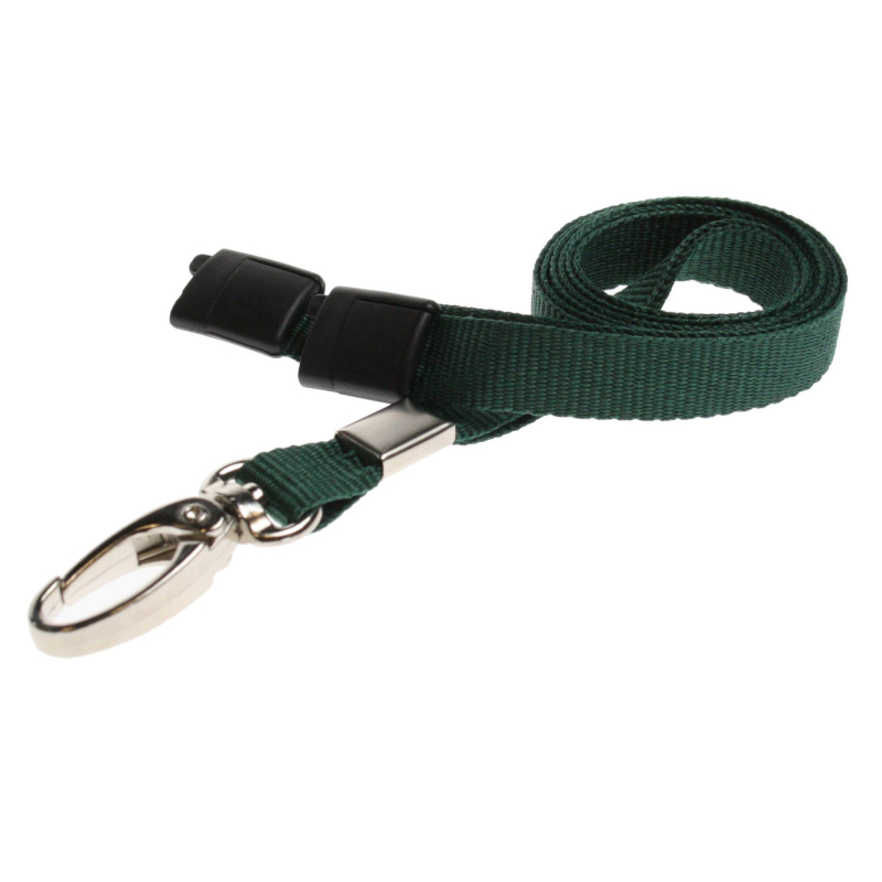 Cordon sécuritaire 10 mm - mousqueton Deluxe - VERT Cordon sécuritaire 10 mm - mousqueton Deluxe - VERT