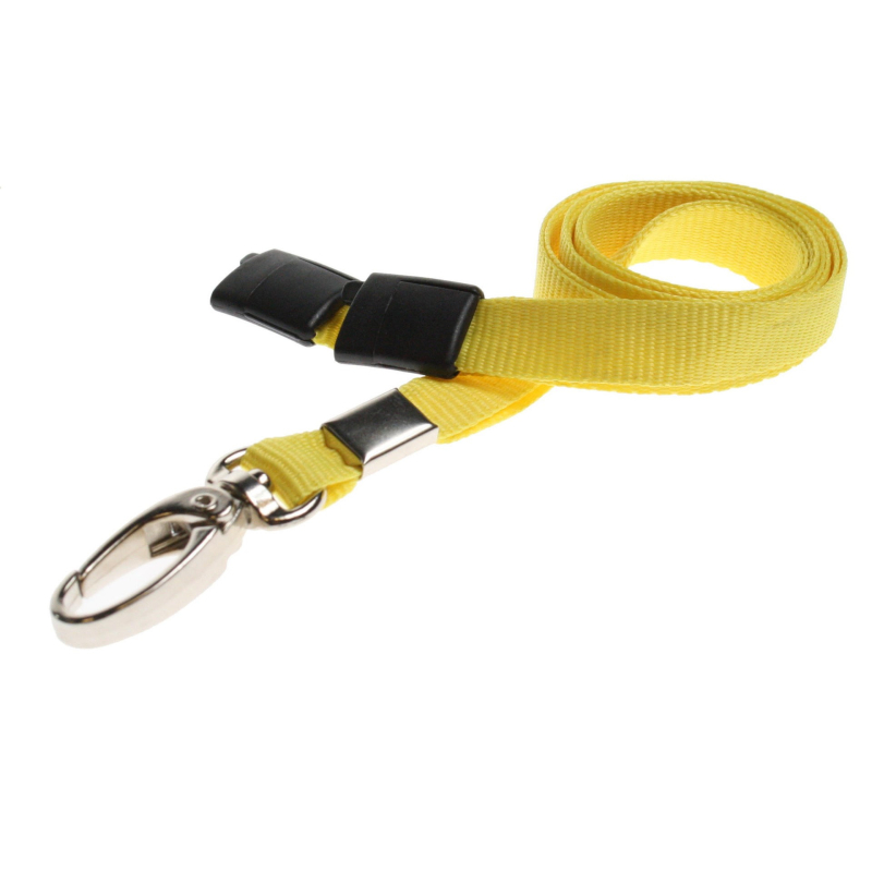 Cordon sécuritaire 10 mm - mousqueton Deluxe - JAUNE Cordon sécuritaire 10 mm - mousqueton Deluxe - JAUNE