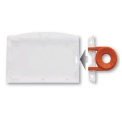 PBS022-H0 - Porte badge souple, 110mmx74mm horizontal - Cardalis