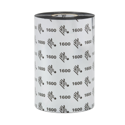 01600BK11045 -  Ruban Zebra transfert thermique cire 110mm x 450m -  mandrin de 25mm