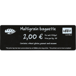 Cartes Noires Mat PVC 50x150 mm