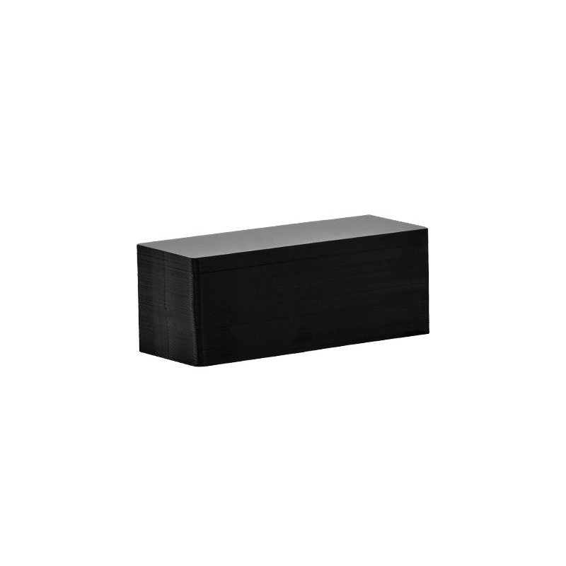 C8122-100 - Cartes PVC Evolis noir mat, format 50x120 mm, lot de 100