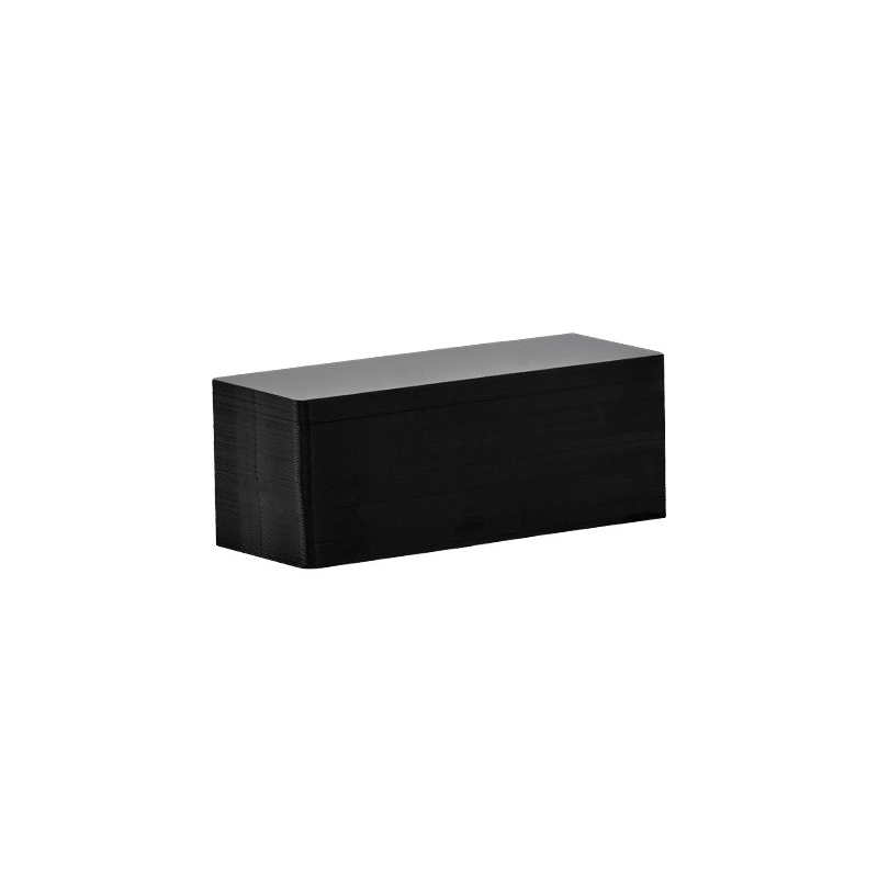 C8122 - Cartes PVC Evolis noir mat - format 50x120 mm - Cardalis C8122 - Cartes PVC Evolis noir mat - format 50x120 mm - Cardalis