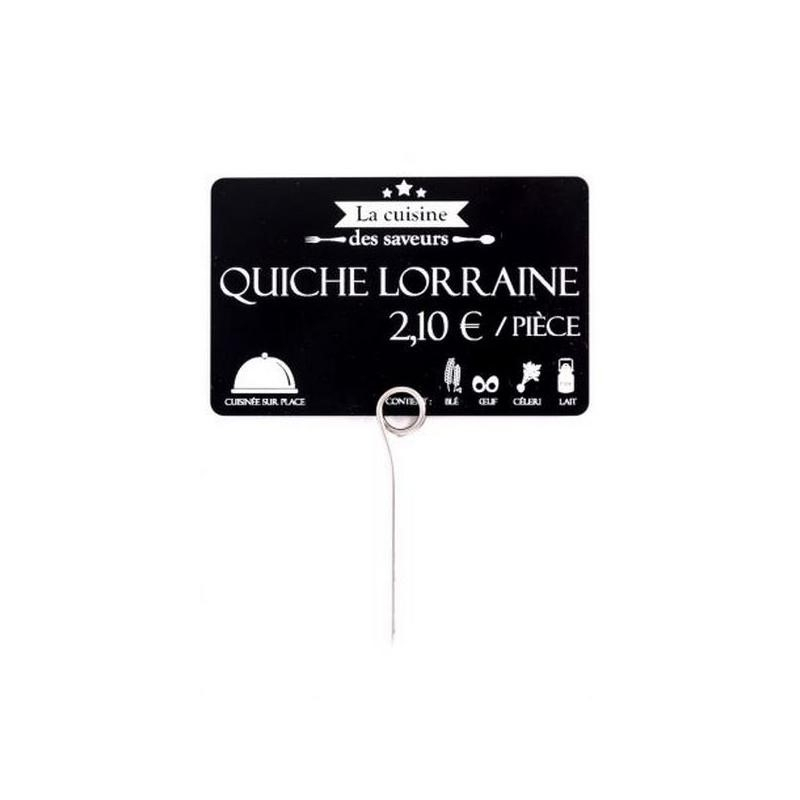 AC000001_INOX - Support Etiquette de Prix - PIQUE FIN en Inox AC000001_INOX - Support Etiquette de Prix - PIQUE FIN en Inox