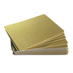 17BOR076-2-100 - Cartes PVC or pour imprimantes à badges - Cardalis