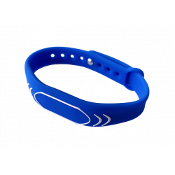 Bracelet Silicone Ajustable MIFARE® Classic 1K - Bleu