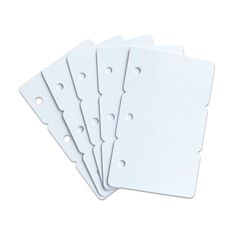 Impression cartes plastiques pvc blanche personnalisable et dès l