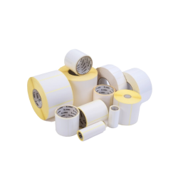 Burotix 2 Rouleaux 2 x 1000 étiquette thermique Imprimantes ZEBRA - VÉLIN  50 mm X 25 mm à prix pas cher