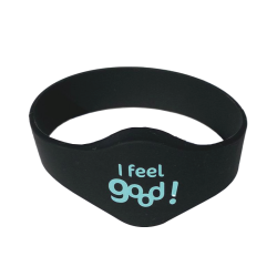 BRPERS-RFID-103 - Bracelet silicone RFID Mifare® à personnaliser - Non ajustable