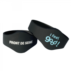 BRPERS-RFID-103 - Bracelet silicone RFID Mifare® à personnaliser - Non ajustable