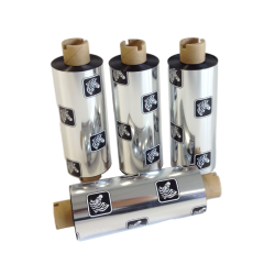 800132-001 - Zebra ruban transfert thermique cire, 33mm x 74m, Ø12.7mm