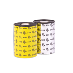 03200GS06407 - Zebra ruban transfert thermique cire/résine, 64mm x 74m, Ø12.7mm