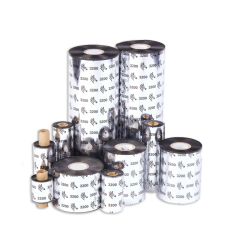 03200BK08045 - Ruban Zebra transfert thermique cire/résine 80mmx450m - mandrin 25mm