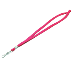 CUM10-11 Cordon tour de cou fuschia, mousqueton simplex - Cardalis