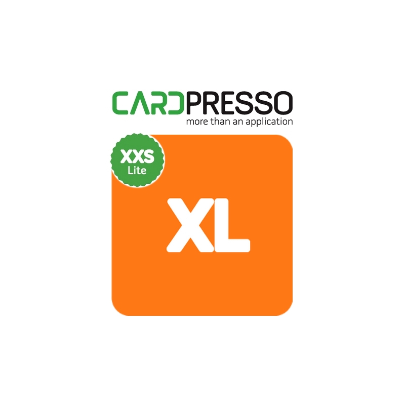CPXXSLITETOXL - Mise à jour CARDPRESSO XXSLITE vers XL