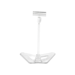 AC000011 - Support étiquette de prix - Aspect cristal, hauteur 8 cm